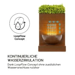Windflower Gartenbrunnen Pflanzschale 11 W Indoor & Outdoor Verzinkt -Online Gartenbedarf 10034778 de 0005 logo