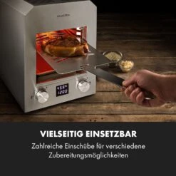 Hannibal Hochtemperaturgrill Indoor 2.200W 850°C Edelstahl Silber 16 Hannibal Hochtemperaturgrill Indoor 2.200W 850°C Edelstahl Silber -Online Gartenbedarf 10034803 de 0006 logo