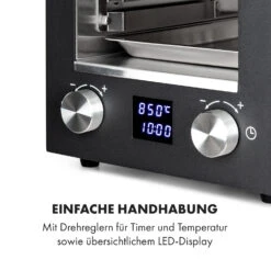 Hannibal Hochtemperaturgrill Indoor 2.200W 850°C Edelstahl Schwarz 15 Hannibal Hochtemperaturgrill Indoor 2.200W 850°C Edelstahl Schwarz -Online Gartenbedarf 10034804 de 0005 logo