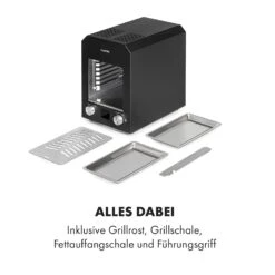 Hannibal Hochtemperaturgrill Indoor 2.200W 850°C Edelstahl Schwarz 18 Hannibal Hochtemperaturgrill Indoor 2.200W 850°C Edelstahl Schwarz -Online Gartenbedarf 10034804 de 0008 logo