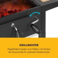 Meat Machine Holzkohlegrill BBQ 45x32,5cm Thermometer Bodenrollen 14 Meat Machine Holzkohlegrill BBQ 45x32,5cm Thermometer Bodenrollen -Online Gartenbedarf 10034819 de 0004 logo