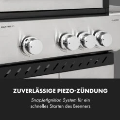 Valkyrie Gasgrill 3x3,2 + 2,9 KW Sichtfenster 54x42 Cm Grill Edelstahl -Online Gartenbedarf 10034845 de 0009 logo