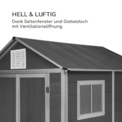 Schatzkammer Gartenschuppen UV-Schutz PVC Schloss Seitenfenster Grau -Online Gartenbedarf 10034925 de 0004 logo