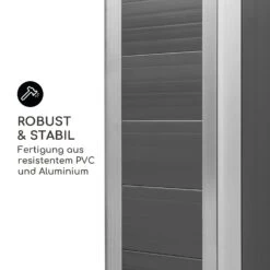 Schatzkammer Gartenschuppen UV-Schutz PVC Schloss Seitenfenster Grau -Online Gartenbedarf 10034925 de 0006 logo