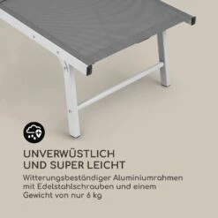 Sunnyvale Liegestuhl Mit Fußteil Aluminium 4-Stufen -Online Gartenbedarf 10035337 de 0007 logo