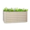 High Grow Straight Hochbeet 120x60x60cm 432l Stahl -Online Gartenbedarf 10035349 yy 0001 titel blumfeldt High Grow Straight 120x60x60cm beige