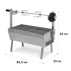 Sauenland Mini Rotisserie-Grill Drehspieß 4W 12kg Max. Edelstahl -Online Gartenbedarf 10035371 yy 0007 dimensions