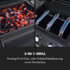 Kingsville Smoker Kombigrill Gas Kohle Smoker 13,5kW 3+1 Brenner 15 Kingsville Smoker Kombigrill Gas Kohle Smoker 13,5kW 3+1 Brenner -Online Gartenbedarf 10035409 de 0003 logo