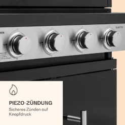 Valdosta 4.1 Gasgrill 4 X 2,8 KW + 2,5 KW Brenner Edelstahl Mobil 15 Valdosta 4.1 Gasgrill 4 X 2,8 KW + 2,5 KW Brenner Edelstahl Mobil -Online Gartenbedarf 10035415 de 0006 logo