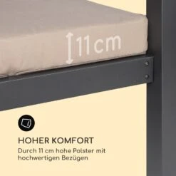 Eremitage Double XL Sunbed 2 Pers Stahl-Rahmen Sonnendach Vorhänge -Online Gartenbedarf 10035429 de 0008 logo