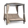Eremitage Double XL Sunbed 2 Pers Stahl-Rahmen Sonnendach Vorhänge -Online Gartenbedarf 10035429 yy 0001 titel