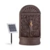 Blumquell Solarbrunnen LED 5 M Kabel Kunststein Solarpanel -Online Gartenbedarf 10035542 yy 0001 titel blumfeldt Blumquell Solarbrunnen braun