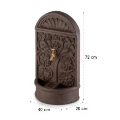 Blumquell Solarbrunnen LED 5 M Kabel Kunststein Solarpanel 17 Blumquell Solarbrunnen LED 5 M Kabel Kunststein Solarpanel -Online Gartenbedarf 10035542 yy 0008 logo blumfeldt Blumquell Solarbrunnen braun