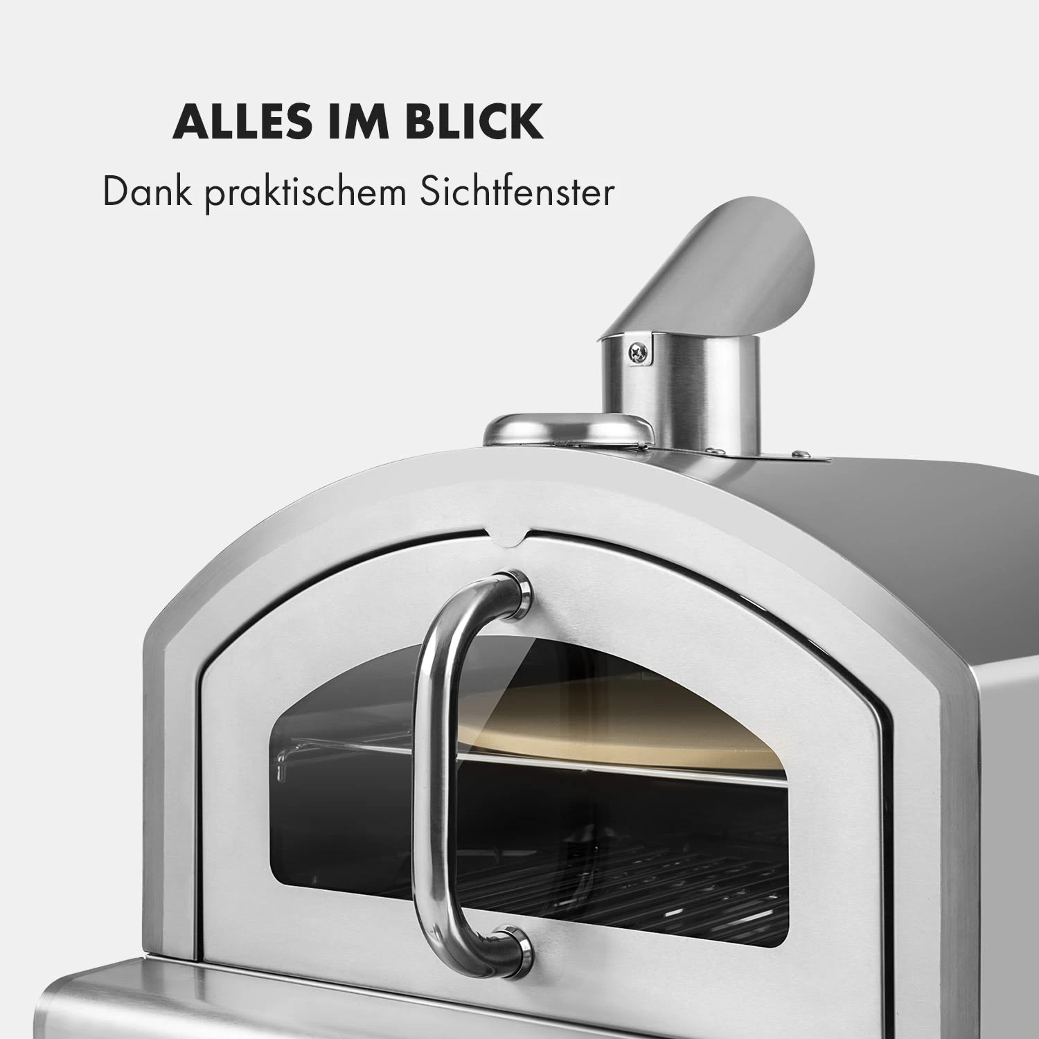 Pizzaiolo Neo Gas-Pizzaofen Inkl. Pizzastein Thermometer Edelstahl 6 Pizzaiolo Neo Gas-Pizzaofen Inkl. Pizzastein Thermometer Edelstahl – Bild 4