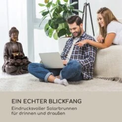 Dharma Solarbrunnen LED 48 X 72 X 41 Cm (BxHxT) Polyresin -Online Gartenbedarf 10035714 de 0003 logo