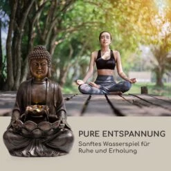 Dharma Solarbrunnen LED 48 X 72 X 41 Cm (BxHxT) Polyresin -Online Gartenbedarf 10035714 de 0004 logo