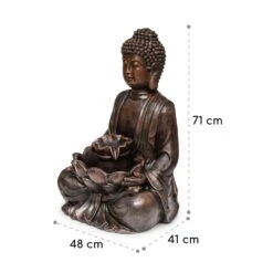 Dharma Solarbrunnen LED 48 X 72 X 41 Cm (BxHxT) Polyresin -Online Gartenbedarf 10035714 yy 0008 logo