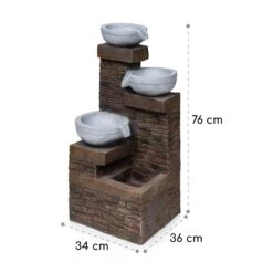 Fez Solarbrunnen LED 34 X 76 X 36 Cm (BxHxT) Polyresin -Online Gartenbedarf 10035716 yy 0008 logo