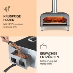 Diavolo Pizza-Pelletofen Inkl. Pizzastein Thermometer Edelstahl -Online Gartenbedarf 10035757 de 0003 logo