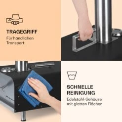 Diavolo Pizza-Pelletofen Inkl. Pizzastein Thermometer Edelstahl -Online Gartenbedarf 10035757 de 0005 logo