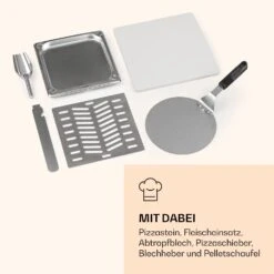 Diavolo Pizza-Pelletofen Inkl. Pizzastein Thermometer Edelstahl -Online Gartenbedarf 10035757 de 0006 logo