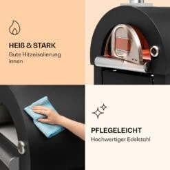 Diavolo Napoletana Pizzaofen Holzofen Rostfreier Edelstahl 13 Diavolo Napoletana Pizzaofen Holzofen Rostfreier Edelstahl -Online Gartenbedarf 10035759 de 0004 logo