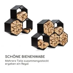Hexawood Black Holzspeicher Hexagon-Form 50,2x58x32cm -Online Gartenbedarf 10035764 de 0004 logo