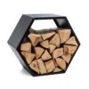 Hexawood Black Holzspeicher Hexagon-Form 50,2x58x32cm -Online Gartenbedarf 10035764 yy 0001 titel
