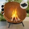 Fireball Rust Feuerschale 60 Cm Ø Kippbare Rost-Finish Rost -Online Gartenbedarf 10035770 de 0001 main