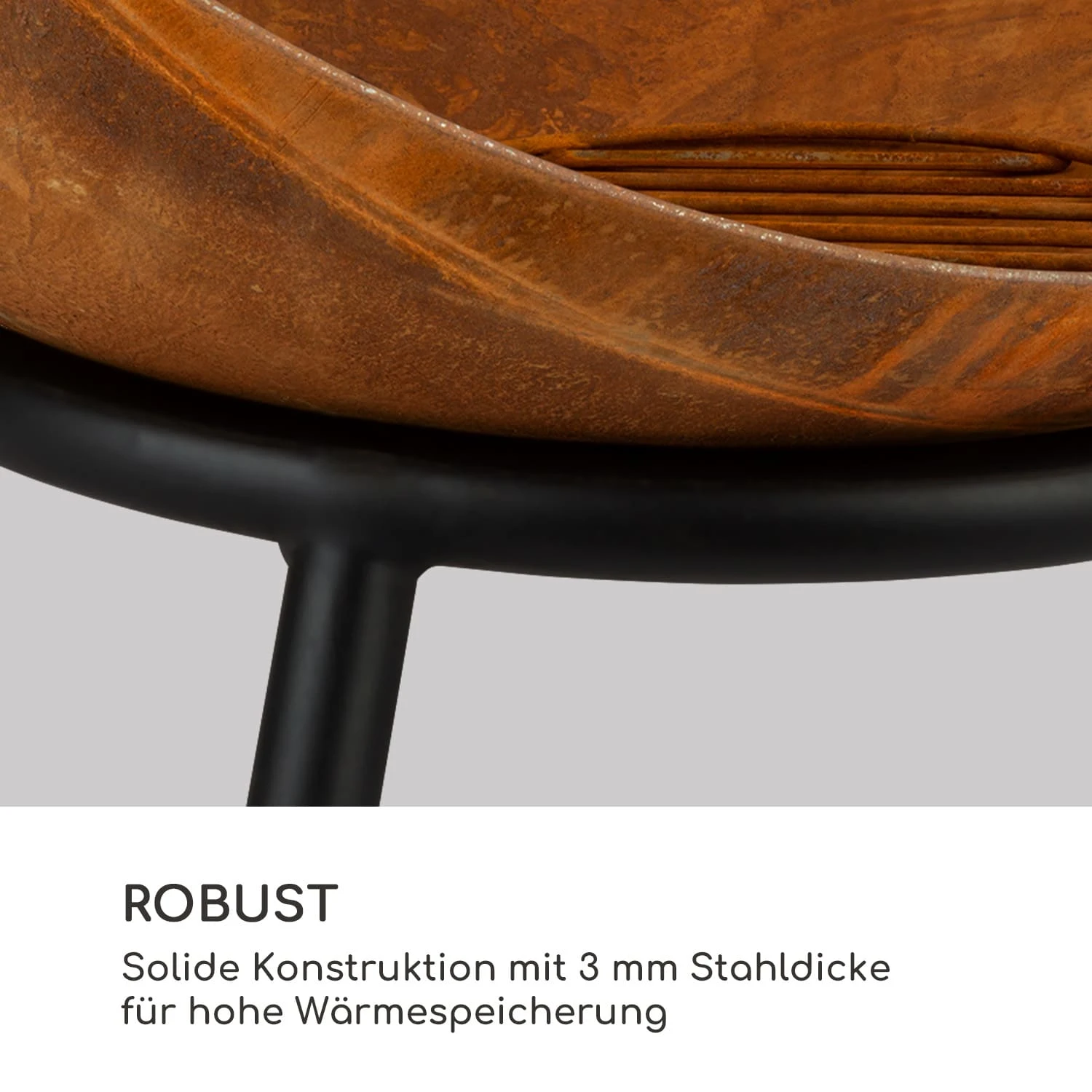 Fireball Rust Feuerschale 60 Cm Ø Kippbare Rost-Finish Rost 6 Fireball Rust Feuerschale 60 Cm Ø Kippbare Rost-Finish Rost – Bild 4