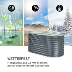 High Grow Hochbeet 160 X 80 X 80 Cm Stahl-Wellblech Einfacher Aufbau -Online Gartenbedarf 10035814 de 0006 logo