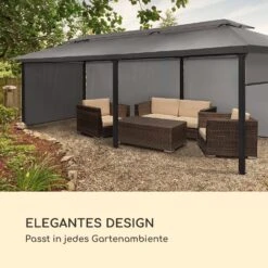 Grandezza Cortina Gartenpavillon 3x6m 4 Seitenteile -Online Gartenbedarf 10035867 de 0006 logo