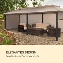 Grandezza Cortina Gartenpavillon 3x6m 4 Seitenteile -Online Gartenbedarf 10035868 de 0006 logo