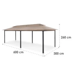 Grandezza Cortina Gartenpavillon 3x6m 4 Seitenteile -Online Gartenbedarf 10035868 yy 0007 logo