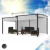 Pantheon Solid Sky Expand Pavillon Seitenwände 3x3-5,6 M Aluminium -Online Gartenbedarf 10035870 de 0001 main
