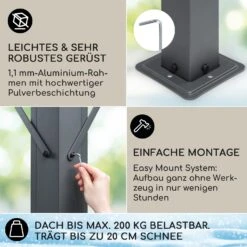 Pantheon Solid Sky Expand Pavillon Seitenwände 3x3-5,6 M Aluminium 11 Pantheon Solid Sky Expand Pavillon Seitenwände 3x3-5,6 M Aluminium -Online Gartenbedarf 10035870 de 0003 usp