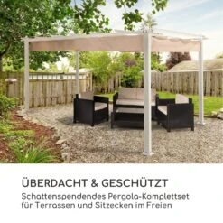 Pantheon Pergola Aluminiumkantrohr 3x4m 4 Eckpfosten Wasserabweisend -Online Gartenbedarf 10035878 de 0002 logo