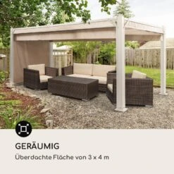 Pantheon Cortina Pavillon Mit Dach 3x4m 4 Seitenteile -Online Gartenbedarf 10035884 de 0004 logo