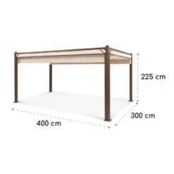 Pantheon Cortina Rust Pavillon Mit Dach 3x4 M 4 Seitenteile -Online Gartenbedarf 10035895 yy 0009 logo