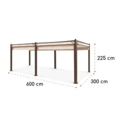 Pantheon Cortina Rust Pavillon Mit Dach 3x6 M 4 Seitenteile -Online Gartenbedarf 10035897 yy 0009 logo