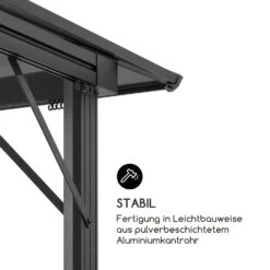 Pantheon Solid Sky Ambient Solar Pavillon Mit Grauem Dach 3x3m Polycarbonat Aluminium -Online Gartenbedarf 10035899 de 0006 logo