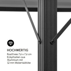 Pantheon Solid Sky Ambient Solar Pavillon Mit Grauem Dach 3x3m Polycarbonat Aluminium -Online Gartenbedarf 10035899 de 0008 logo