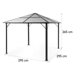 Pantheon Solid Sky Ambient Solar Pavillon 3x3m Polycarbonat Aluminium 19 Pantheon Solid Sky Ambient Solar Pavillon 3x3m Polycarbonat Aluminium -Online Gartenbedarf 10035900 yy 0009 logo