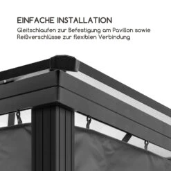 Pantheon Solid Sky Pavillon-Seitenwände 3x3 4 Stück 140g/m² 11 Pantheon Solid Sky Pavillon-Seitenwände 3x3 4 Stück 140g/m² -Online Gartenbedarf 10035901 de 0004 logo