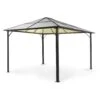 Pantheon Solid Sky Ambient Solar Pavillon 3x4m Polycarbonat Aluminium 2 Pantheon Solid Sky Ambient Solar Pavillon 3x4m Polycarbonat Aluminium -Online Gartenbedarf 10035907 yy 0001 titel