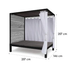 Eremitage Double Lux Sonnenliege 4 Liegepositionen 2 Personen 6 Cm Polster -Online Gartenbedarf 10035922 yy 0010 logo