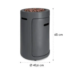 Crete Gas-Feuerstelle 13 KW Flüssiggas Edelstahl -Online Gartenbedarf 10035931 yy 0008 logo