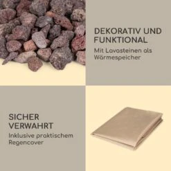 Prati Gas-Feuerstelle 13 KW Elektrisches Zündsystem Lavasteine Inkl. Regenschutz 16 Prati Gas-Feuerstelle 13 KW Elektrisches Zündsystem Lavasteine Inkl. Regenschutz -Online Gartenbedarf 10035935 de 0007 logo