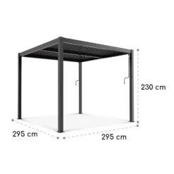 Pantheon Climax Ambient 3x3 M 4 Eckpfosten Bioklimatisches Dach -Online Gartenbedarf 10035942 yy 0009 logo