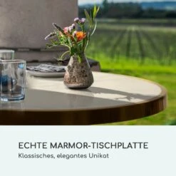 Patras Lux Bistro-Tisch Mit Dreifuß Marmortisch Ø: 57,5 Cm Höhe: 72 Cm 12 Patras Lux Bistro-Tisch Mit Dreifuß Marmortisch Ø: 57,5 Cm Höhe: 72 Cm -Online Gartenbedarf 10035981 de 0003 logo